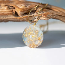 Load image into Gallery viewer, Mermaid Orgonite Necklace with Red Agate & Aquamarine