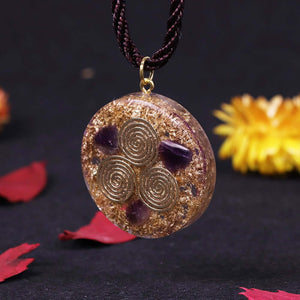 AMETHYST TRISKELION - Chakra Jewelry Store